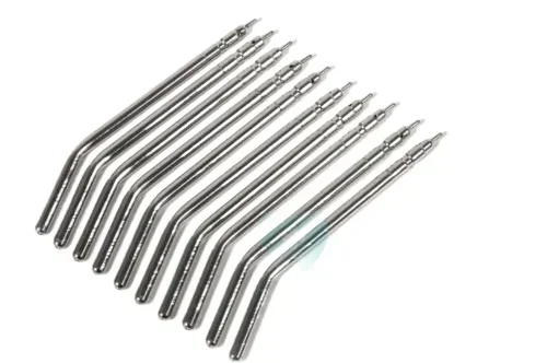 

50/100Pcs Dentals Stainless Steel 3 Way Three Way Air Water Triple Syringe Nozzle Tip/Orals Treatments Accessories