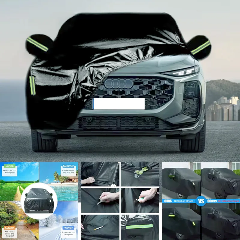 

Всепогодные автомобильные чехлы для Audi Q3, водонепроницаемые, пылезащитные, УФ-защитные, снежные, устойчивые к царапинам, защита