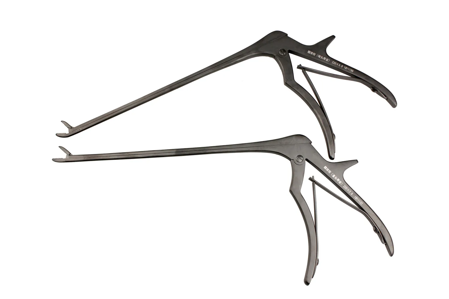 Orthopedic instrument medical spine gun type minimally invasive nucleus pulposus forceps teeth black Tissue remover Extractor image 5