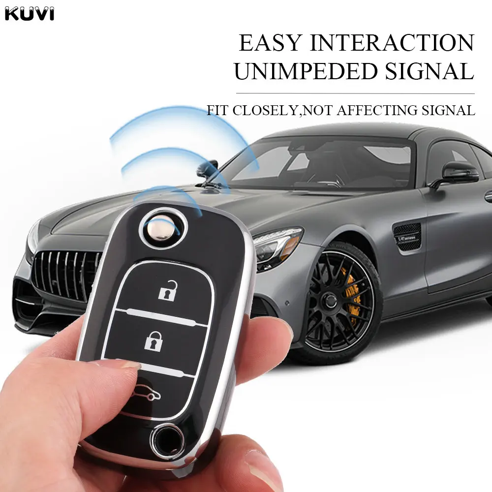 TPU Car Remote Key Case Cover Fob For Renault Megane 2 Fluence Clio For Mercedes For LADA Vesta Granta XRay Kalina Priora Sedan image 6