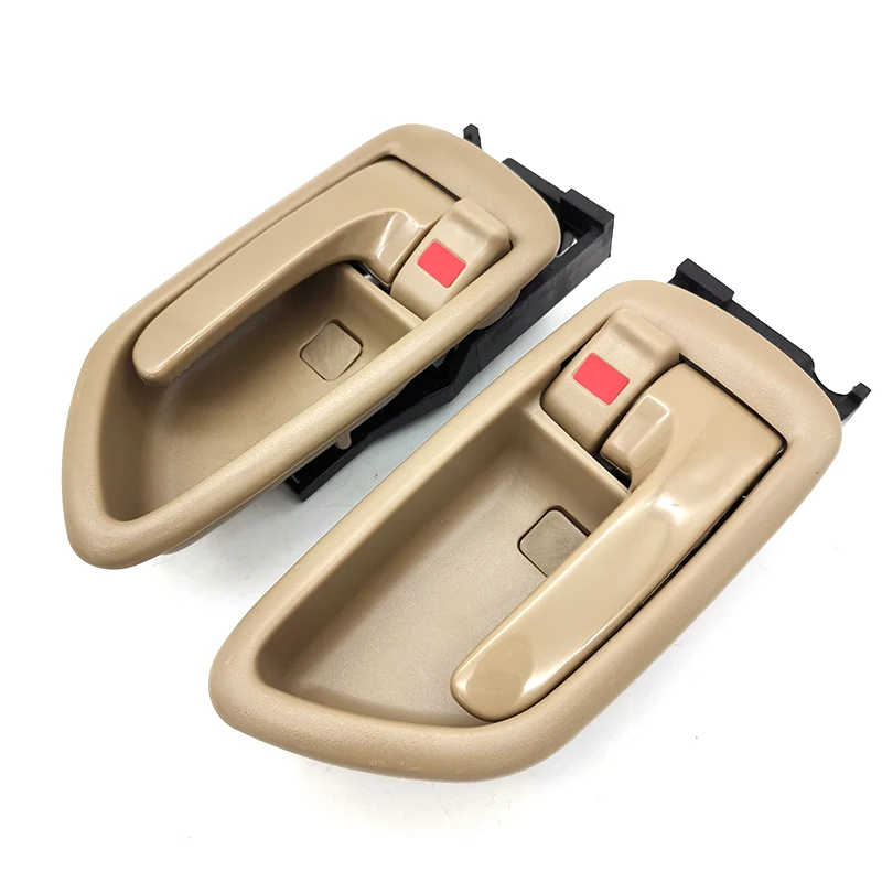 

2PCS Beige Car Interior Door Handle Right Left 69205-AC010 69206-AC010 FOR TOYOTA AVALON