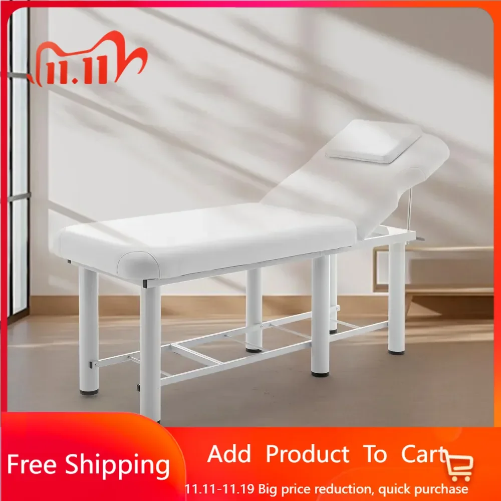 Massage Bed Stationary Professional Adjustable Massage Table Spa Bed 73