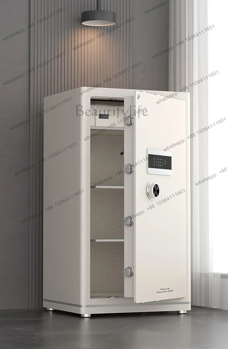 Household Smart WiFi Safe Fingerprint Password Bedside Table Office Anti-Theft Large File Cabinet