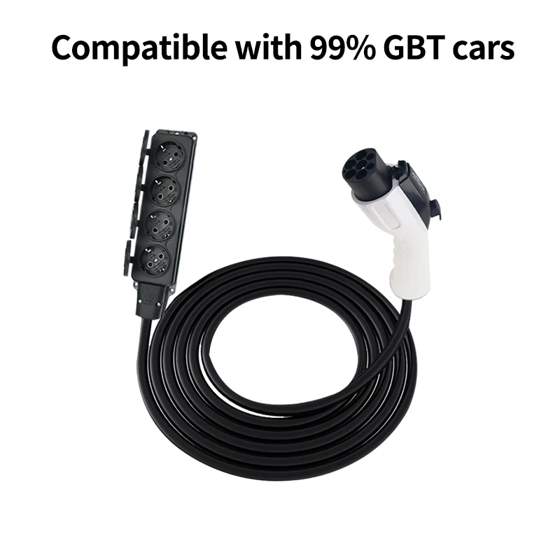 GBT إلى Schuko محول مأخذ التوصيل سكوتر كهربائي الدراجات الإلكترونية 16A 3.5kw GBT ذكر التوصيل إلى مقبس الاتحاد الأوروبي