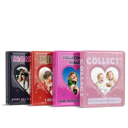 3inch 64 Pocket Kpop Idol Photo Album Collect Book Heart Cartoon Passport Photocard Holder Korea Star Chasing Card Storage Ablum