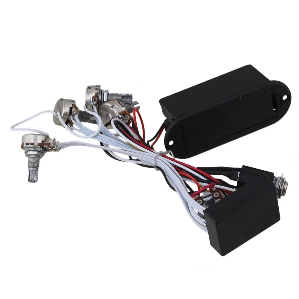 1pcs Guitar 2/3 Band Active Bass Preamp Equalizer 4/5 Controls for active pickups Guitar Parts & Accessories