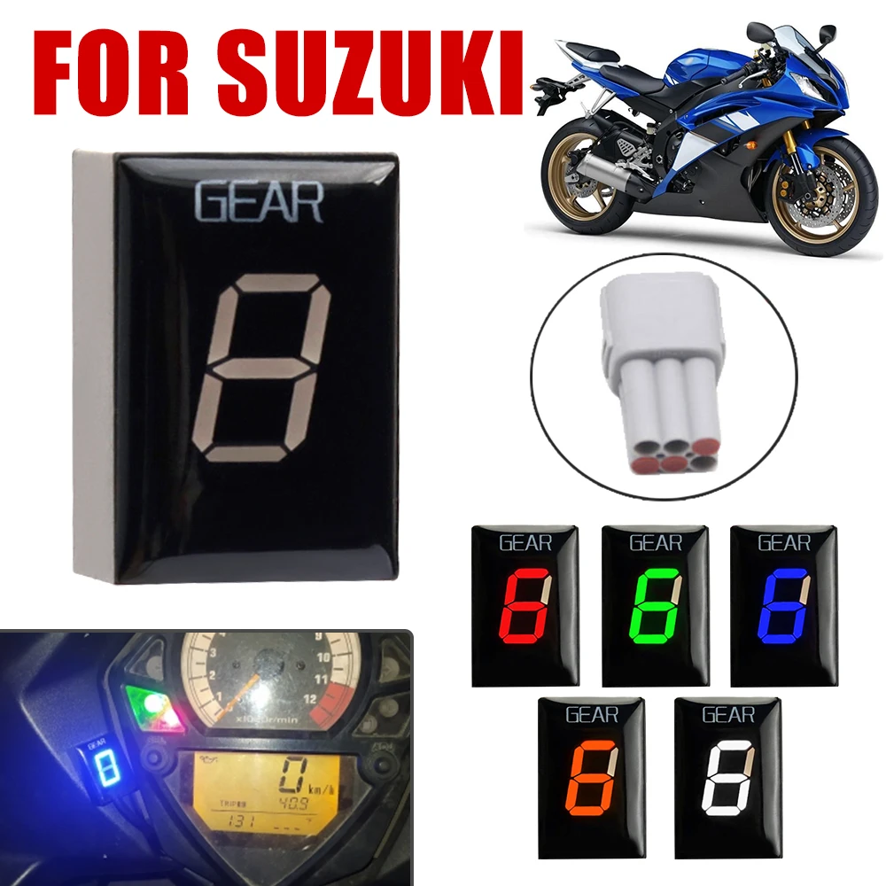 แสดงเกียร์สำหรับ Suzuki GSF 1250โจร vstrom 1000 DL1000 V-Strom DL 1000 gsxr 600 GSX-R 750 SV650 SV แสดงความเร็ว650