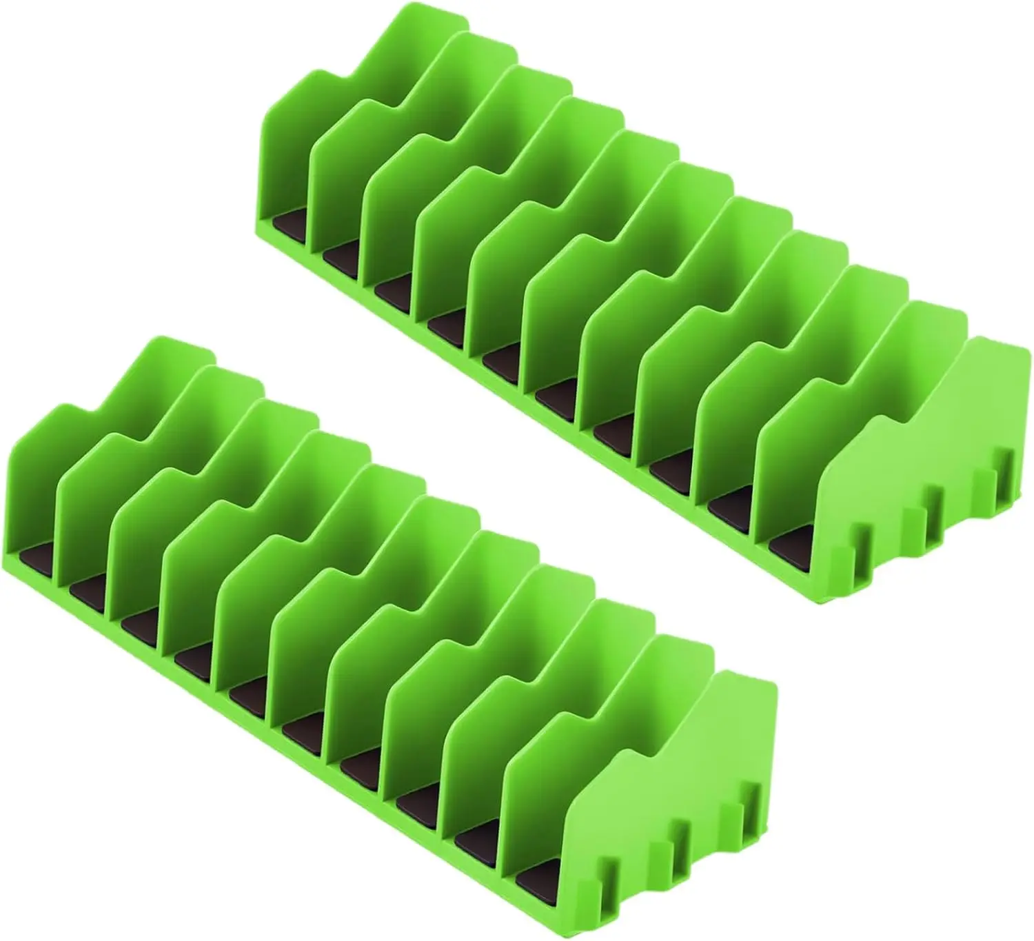 

Plier Organizer Rack, 10-Slot Pliers Cutters Holder with Non-Slip Rubber Base, Toolbox Drawer Organizer for Tool Box Drawe (2, G