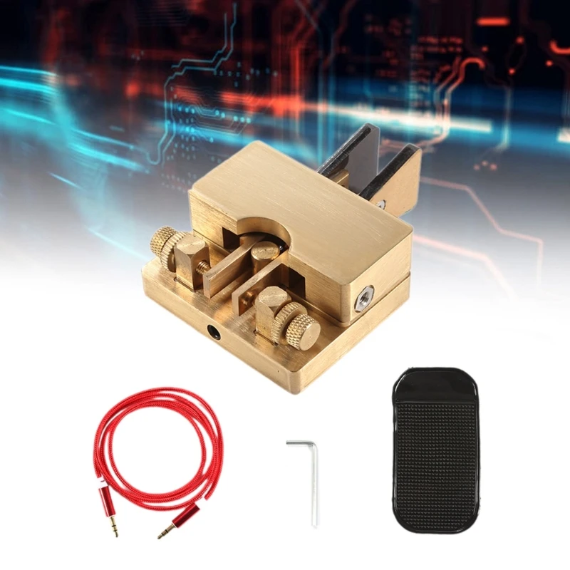 Tecla CW Morse Tecla Morse Tecla telégrafo automático doble paleta Tecla CW radio corta