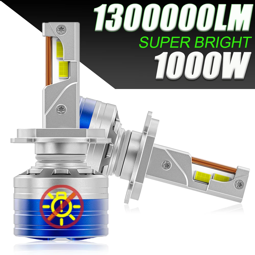 

H7 H4 LED Lights 1300000LM Super Bright Canbus Car Headlight H1 H11 H9 H8 9005 HB3 9006 HB4 Spotlights Turbo Auto Lamp Fog Bulbs