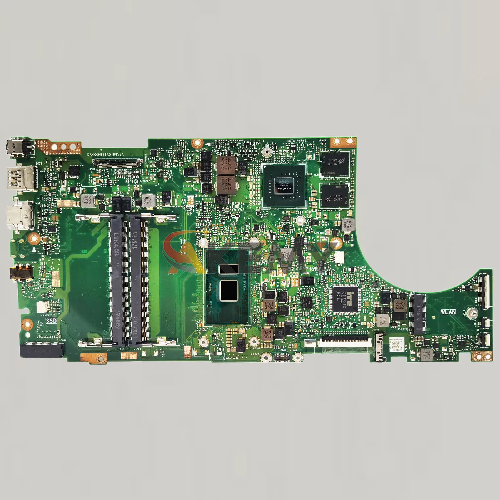 X510UN Laptop Motherboard For ASUS X510UNO X510U S5100U X510URR X510UQR X510UNR X510UR X510UQ S510U A510U Mainboard I3 I5 I7 CPU