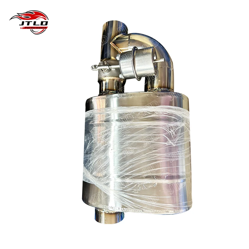 JTLD High Quality 76mm / 3 Inch Car Valvetronic Vacuum Exhaust Valve Muffler Air Pump Pipe Type Exhaust Valved Pipe
