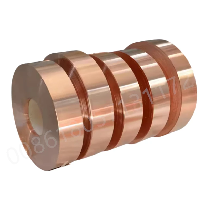 Custom Red Copper Strip Coil T2 0.15mm to 1mm thick 1 Meter