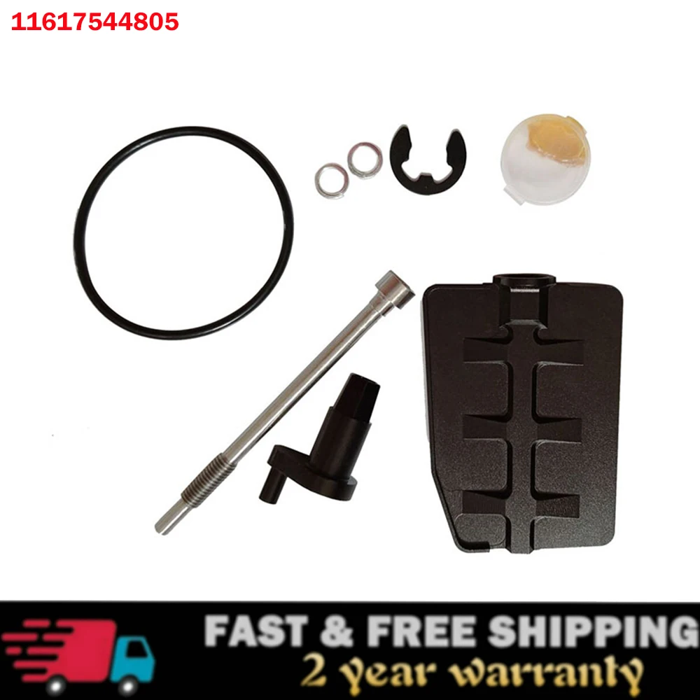 11617544805 Black Engine Intake Manifold Valve Swirl Flap Repair Kit Rattle Aluminium Fix Overhaul For BMW Disa M54 3.0 ltr