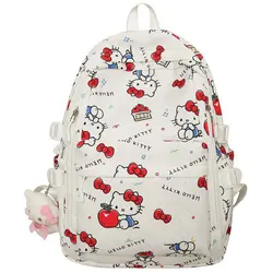 Plecak Hello Kitty, Cute Daypack Cinnamoroll Melody, tornister z kreskówek Anime, plecak podróżny dla dziewcząt na co dzień