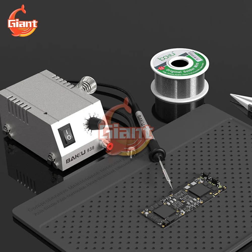 220V/110V Mini Soldering Station Portable Electric Soldering Iron Fast Heating Disassembly Soldering Station Welding Repair Tool