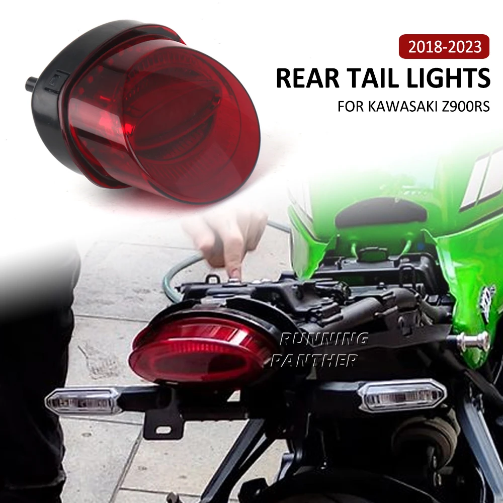 

Motorcycle Accessories LED Brake Rear Tail Light Taillight For Kawasaki Z900RS Z900 RS Z 900 RS 2018 2019 2020 2021 2022 2023