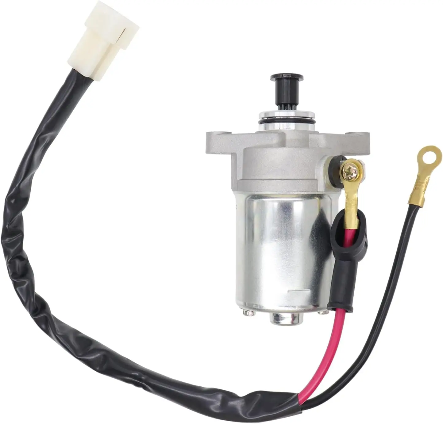 Starter Motor for Polaris Outlaw 50 Predator 90 Sportsman 90 Scrambler 90 for Eton 90cc 2 Stroke 12v 9tooth Starter with Solenoi