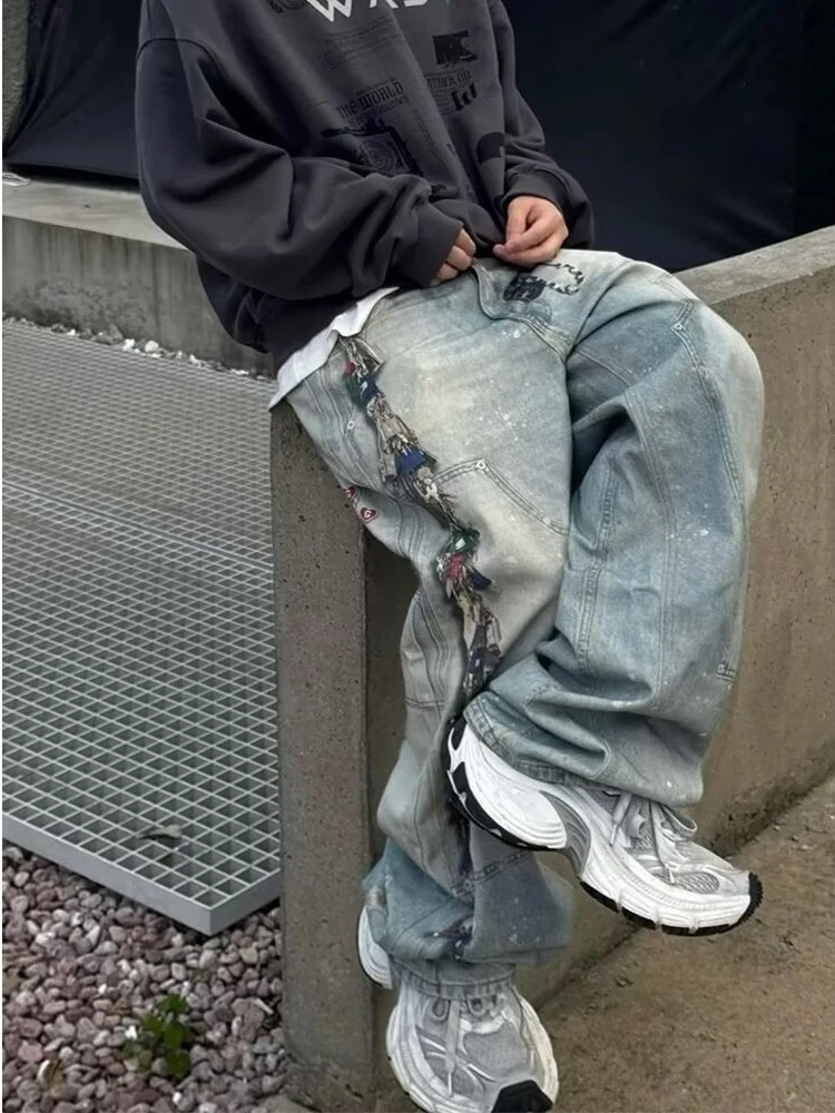 

Wide Leg Pants, Baggy Fit, Y2K Street Style Lounge Pants For Men And Women