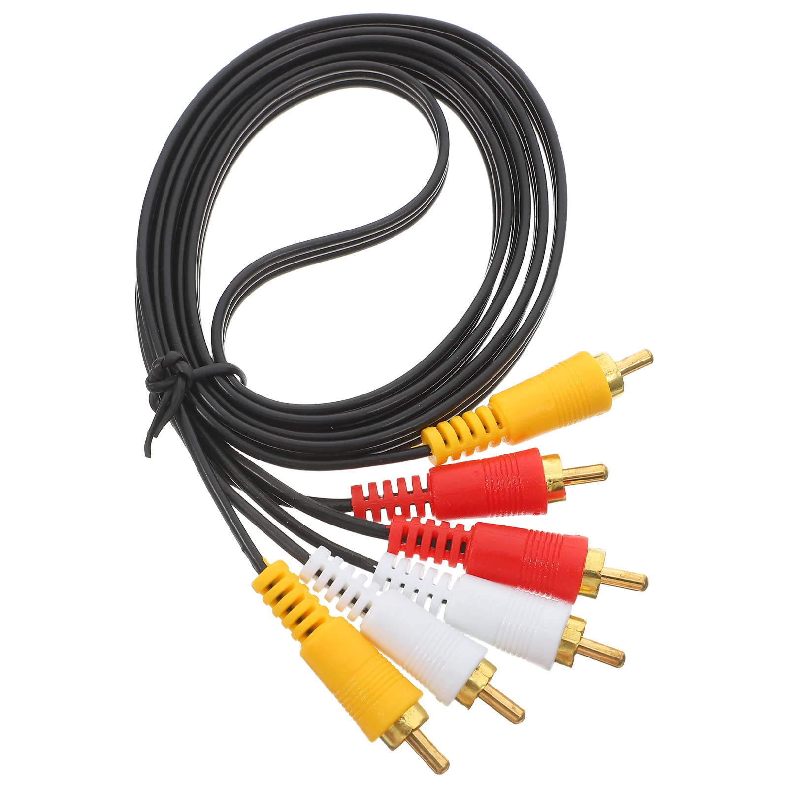 

Cable Composite Video Plug 2Stereo Audio Plugs 150cm GoldPlated Connectors PVC Material Computer DVD MP3 Audio