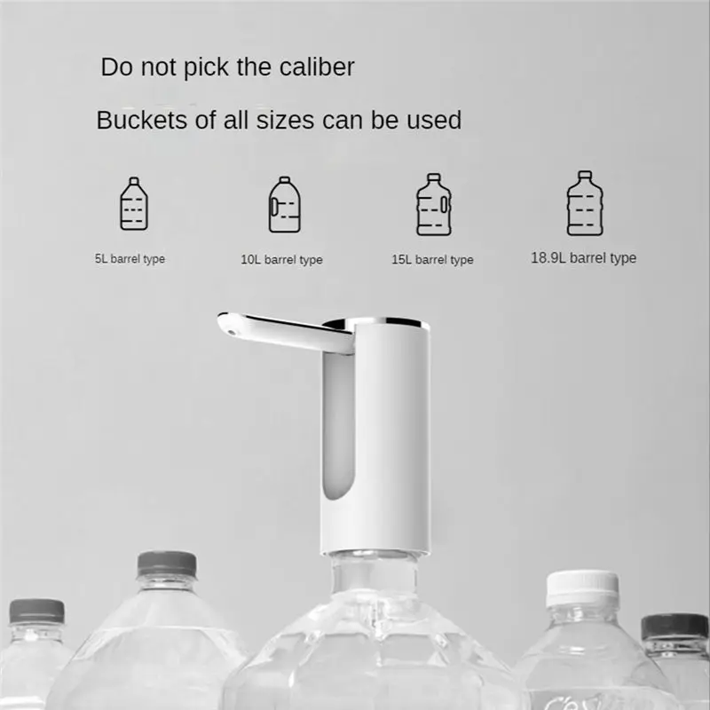 M02K-Smart Water Dispenser Electric Water Bottles Pump Household USB Foldable Barreled Water Suction Device For Home