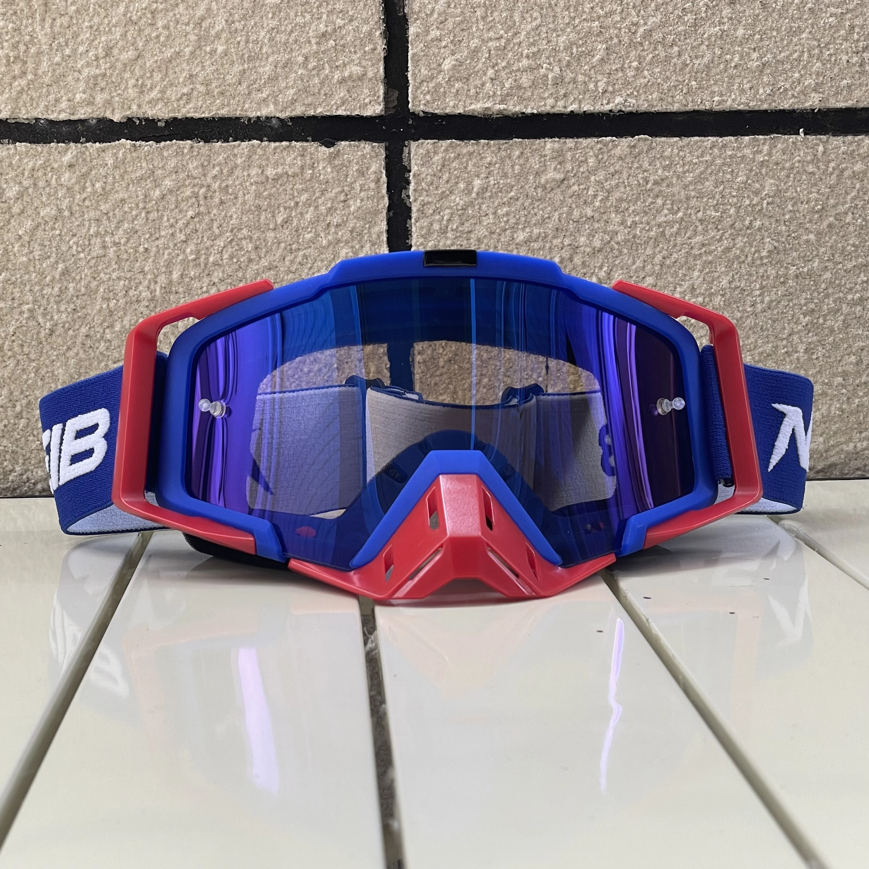 نظارات ركوب الدراجات النارية - مضادة للضباب/الخدش، نظارات الدراجات الترابية للرجال/ركوب الدراجات النارية الجبلية