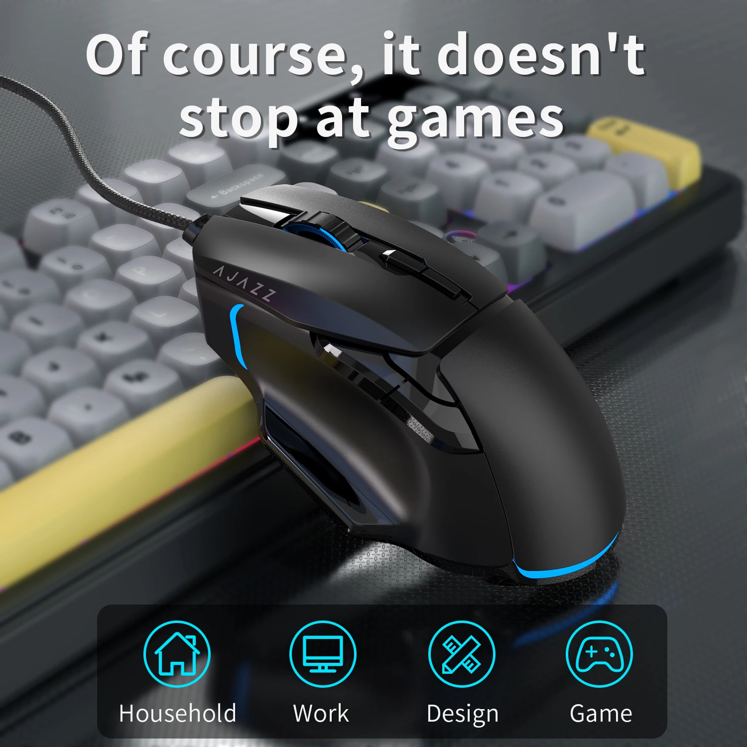 AJAZZ AT120 Bundle: Gaming Key - Keyboard Mouse Bundle Gaming recension och pris