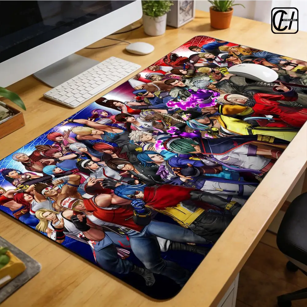 Mousepad Gamer King of Fighters Mouse Mats Office Equipment Gaming Accessories Computer Mouse Pad Speed Pc Cabinet Desk Mat Xxl