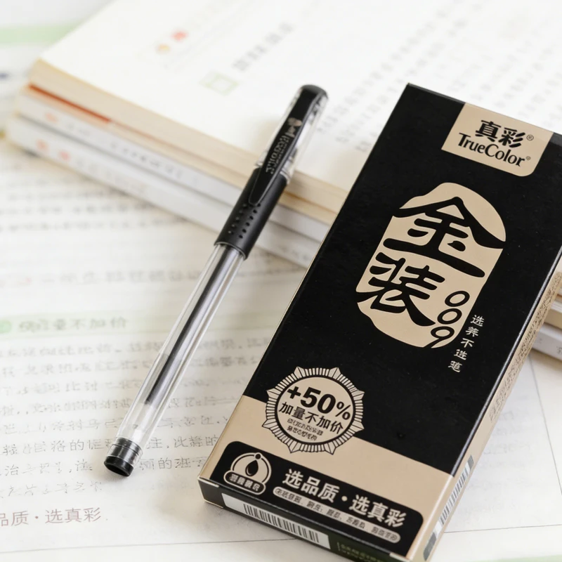 

Классическая черно-красная ручка, нейтральная ручка большой емкости с пулевидной головкой, офисные канцелярские принадлежности, ручка для подписи, подходит для экзаменационных подростков