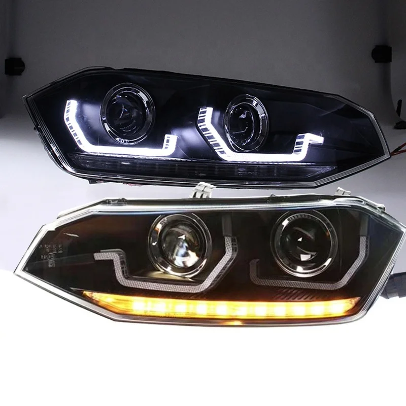 

For VOLKSWAGEN Polo Mk5 Vento Cross Polo LED Head Lamp 2018-up SN