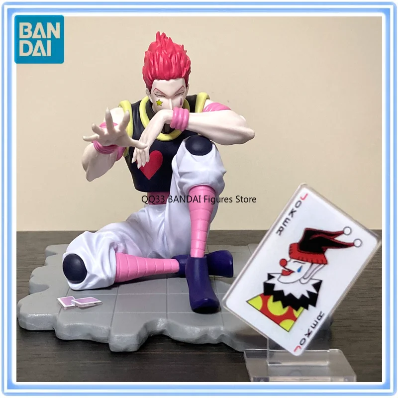 BANDAI Anime HUNTER×HUNTER Unvergessliche Saga Hisoka JOKER Actionfiguren Modell Desktop Dekoration Hobbys Sammlerstücke