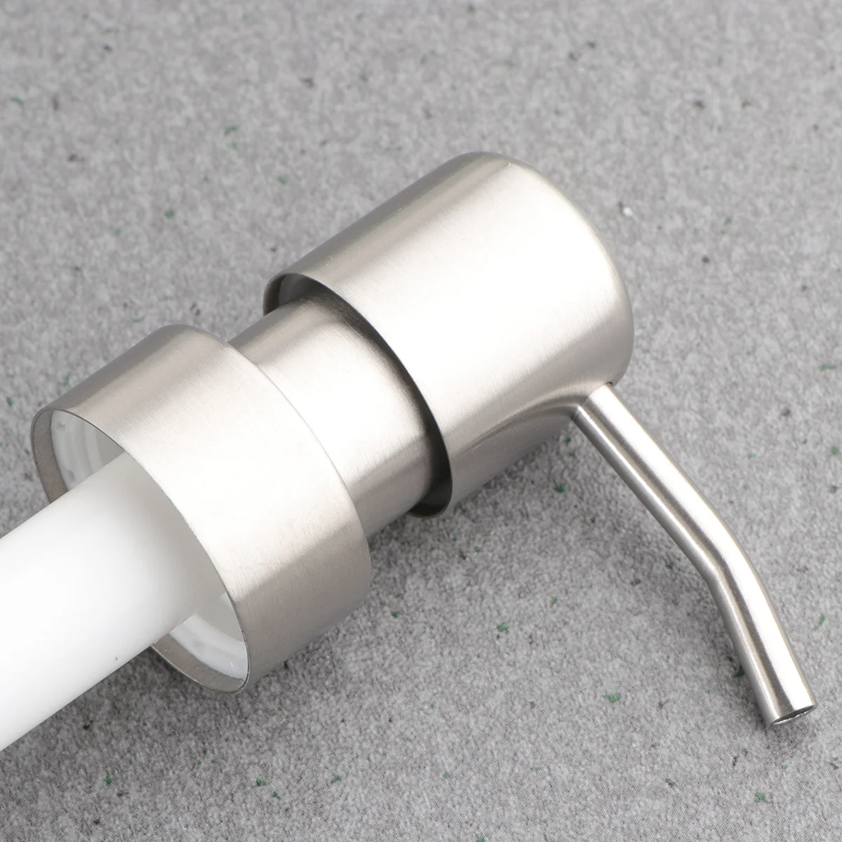 

2Pcs Stainless Steel Soap Dispenser Pump Replacement Long Nozzle Universal Liquid Lotion Bottle Press for Kitchen Bathroom Hand