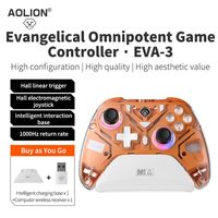 2.4G Wireless Gaming Controller For Switch/Pc/Ios/Android Hall Effect Stick Rgb Light Charging Station