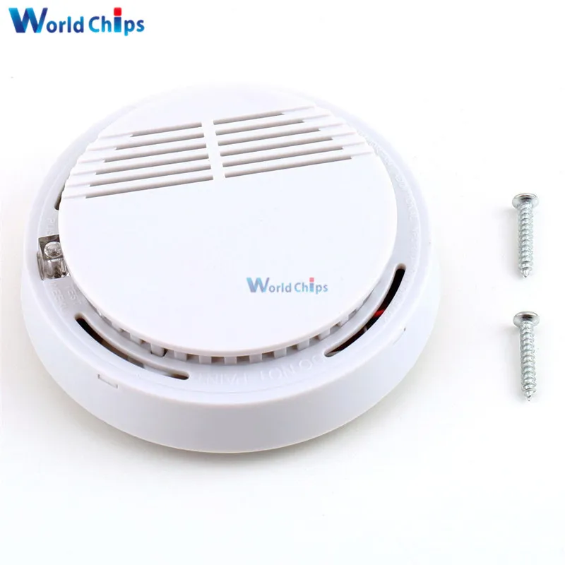 High Sensitivity Fire Smoke Alarm Sensor Standalone Photoelectric Smoke Detector Home Security System For Home 9V