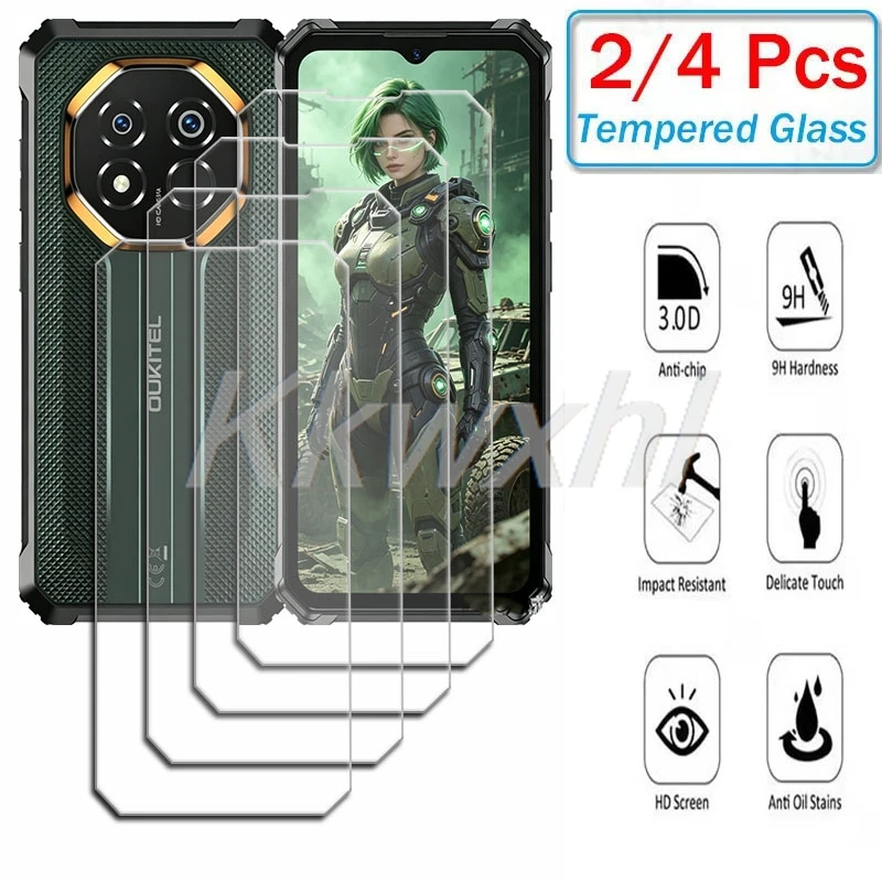 2-4PCS 9H HD Tempered Glass For Oukitel G7 G6 OukitelG7 OukitelG6 6.52