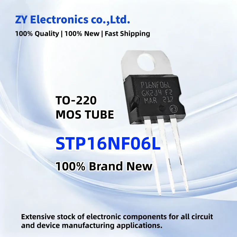 10pcs-30pcs New STP16NF06L STP16NF06 P16NF06L TO-220 N-channel MOS Field effect Transistor