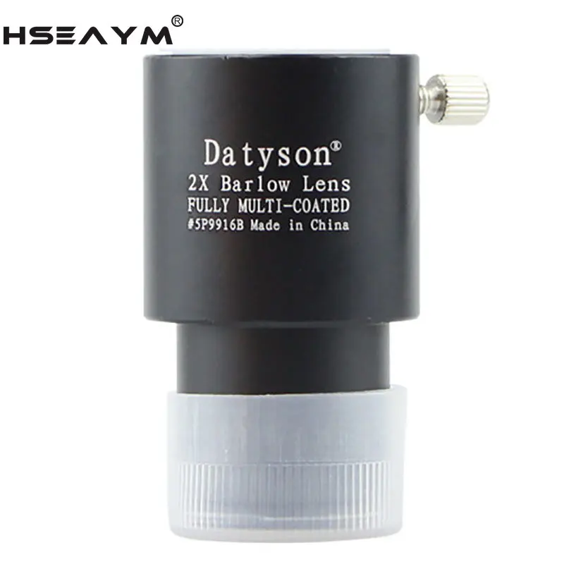 HSEAYM Metal 2X Barlow Lens Multi-layer Coating 0.965 Inches 24.5mm Astronomical Telescope Monocular Optical Glass