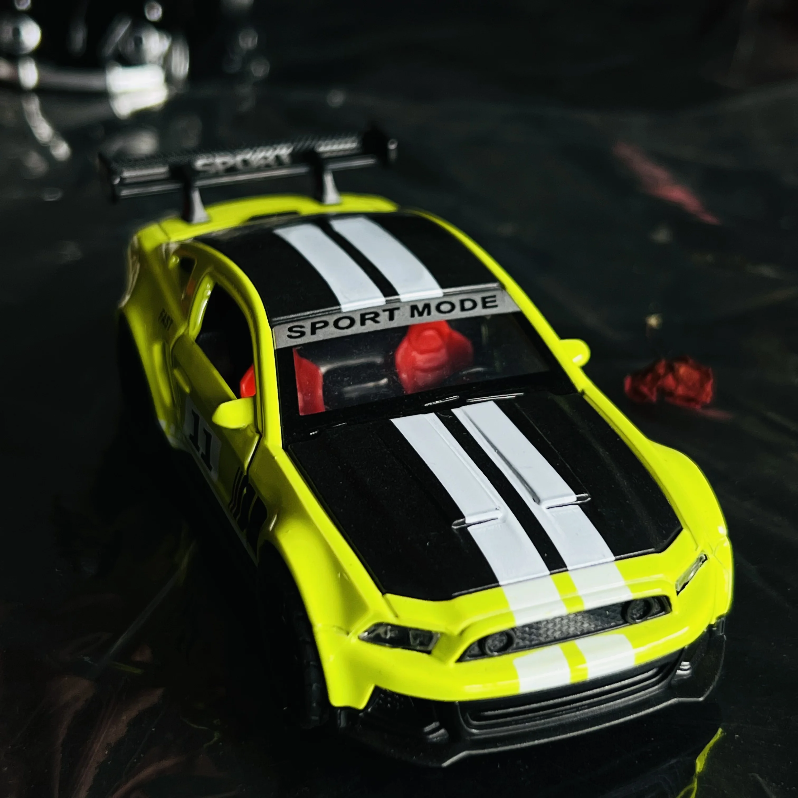 محاكاة سبيكة نموذج سيارة رياضية ، تزيين الكيك ، لعبة أطفال