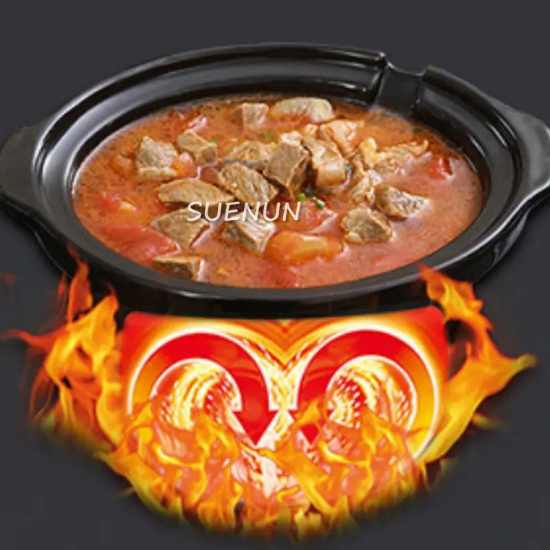 المنزلية التلقائي بطيئة طباخ الحساء الصحية وعاء خزفي عش الطيور فصل المياه وعاء وعاء كونجي