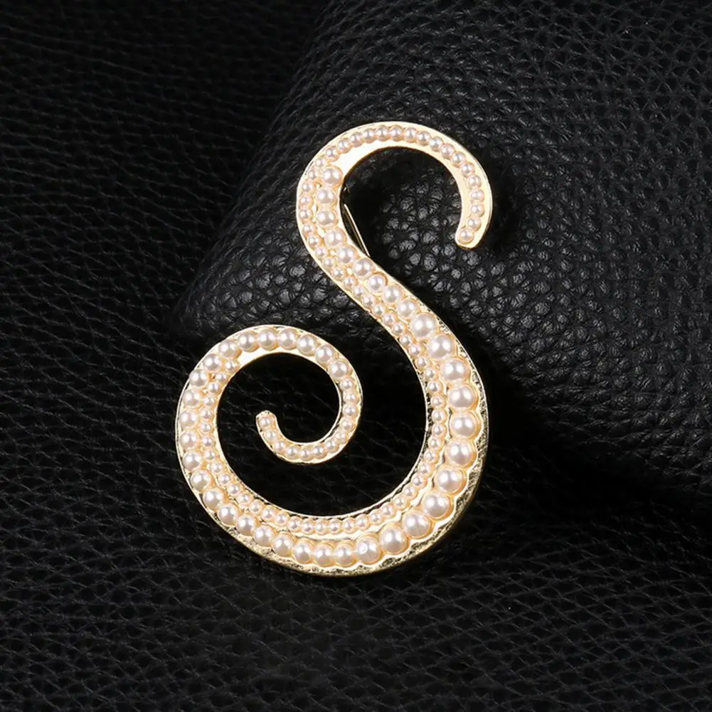 Female  Stylish Electroplated Long Lasting Lapel Brooch Alloy Brooch Pin All Match   for Dating