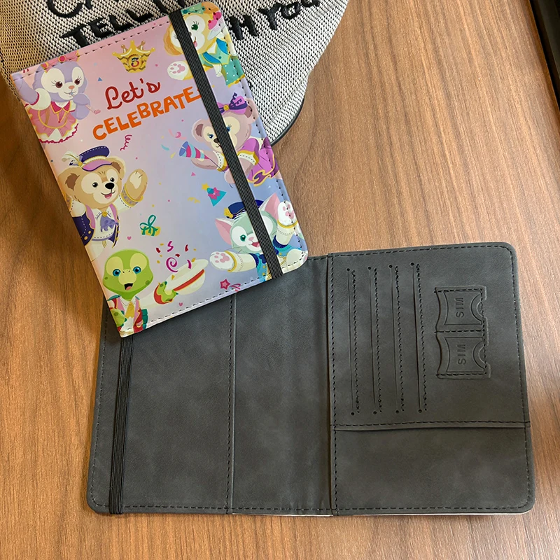 Disney Duffy and his friends passport clip ID bag protection case multifunctional card bag portable storage abroad travel