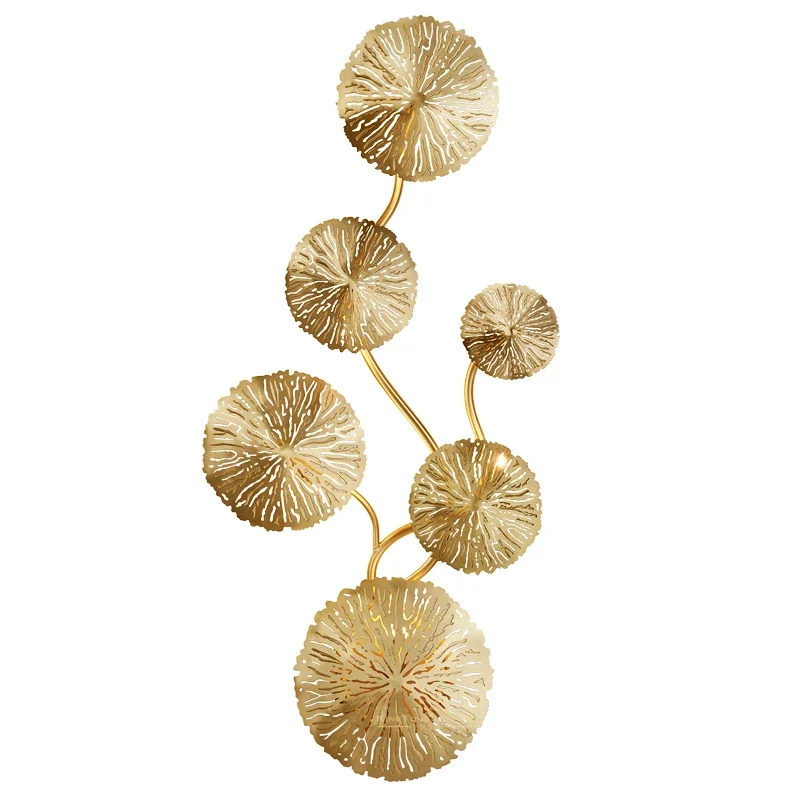 nordic wall led lamp for bathroom lotus leaf sconce loft decor industrial quarto cabeceira luminaria interior 01