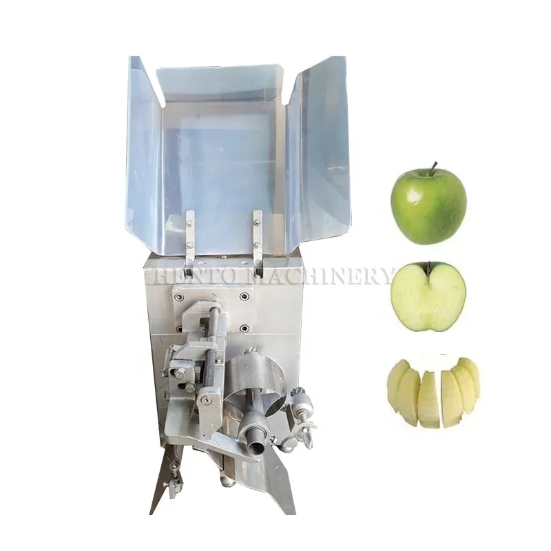 Stable Performance Slice Apple Cutter / Apple Peeling Pitting Machine / Apple Peeling Coring Cutting Machine