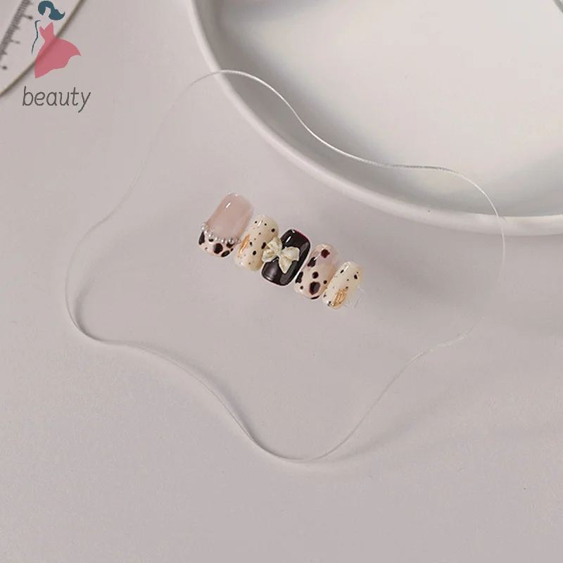 다기능 디스플레이 보드 도구 네일 아트 아크릴 투명 표시 선반 설정 원형 불규칙한 아크릴 컬러 팔레트