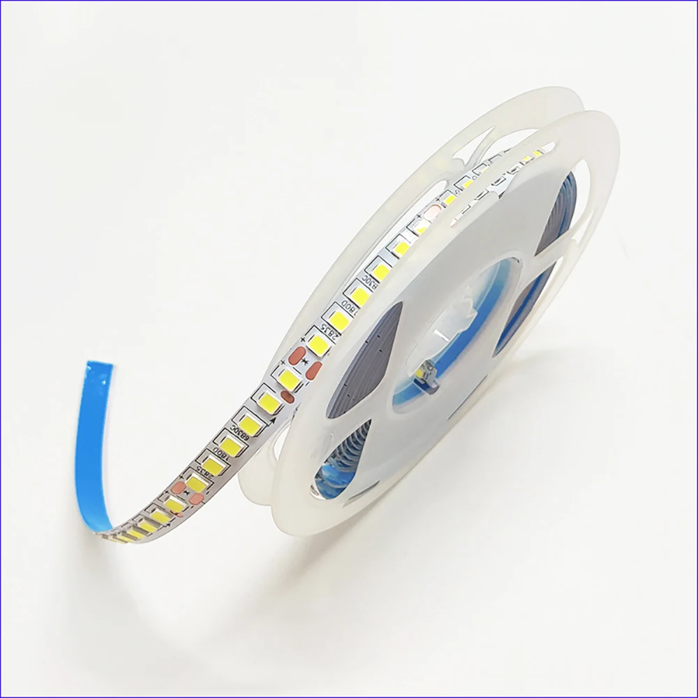 5 Meters SMD2835 Strip 7MM 100LEDs 120LEDs and 180LEDs constant current LED ribbon single color 3000K 6500K flexible LED belt .