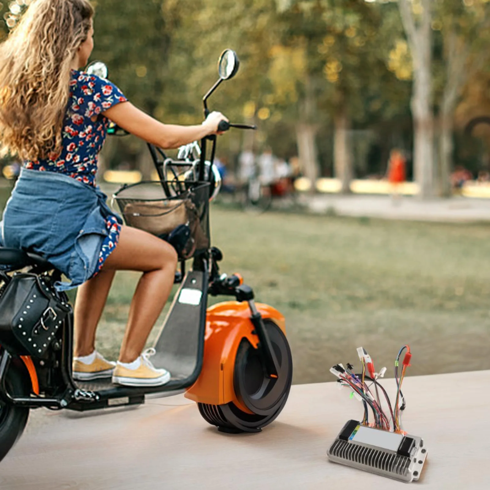 

Контроллер двигателя 1000 Вт, 48 В, 60 В, 72 В, контроллер двигателя, сильное ускорение, защита от пониженного напряжения, корпус из алюминиевого сплава