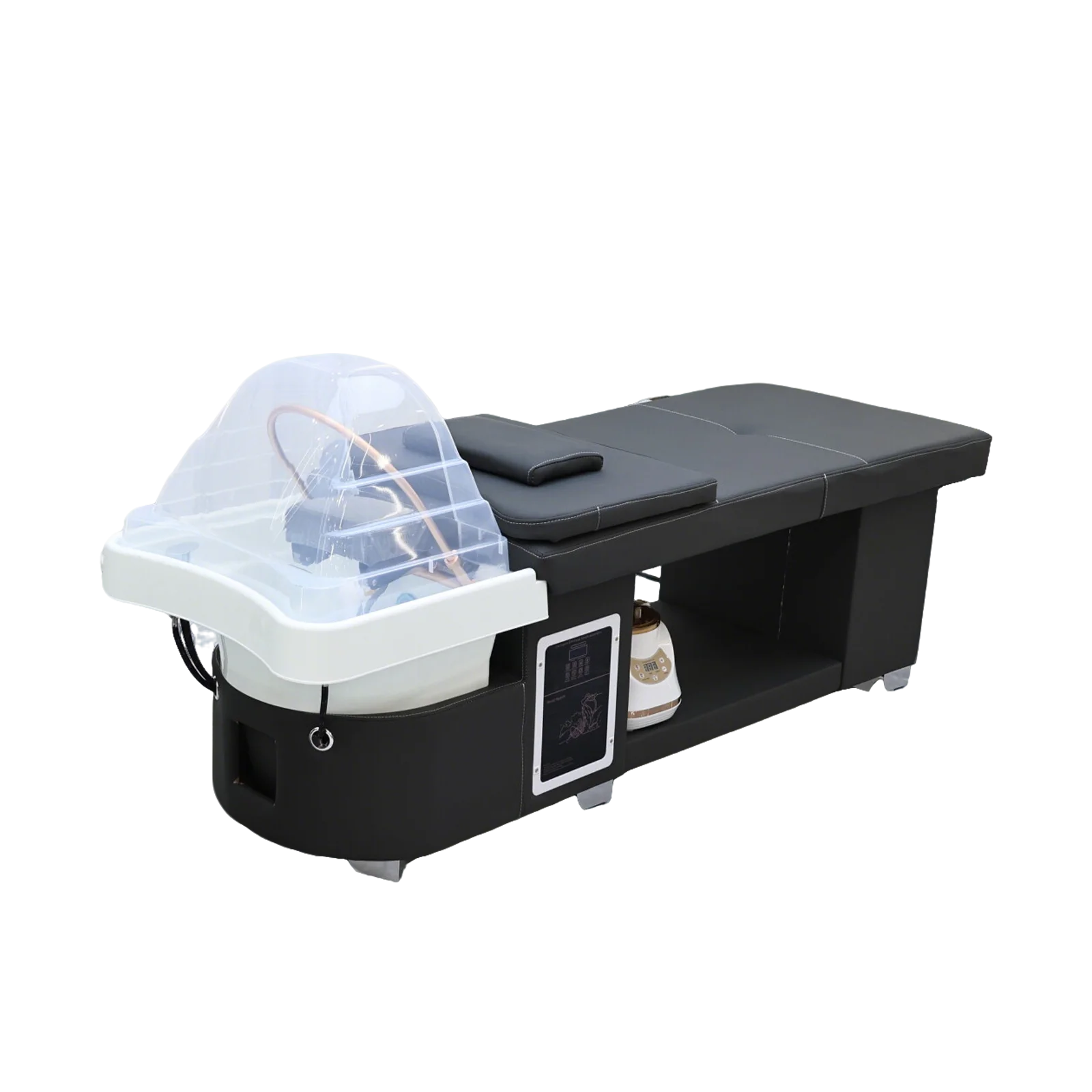 AliExpress NONE Wholesale Japanese Head Spa Waterfall Equipment Storage Space Bed Water Cycle Shampoo Bed with Fumigation