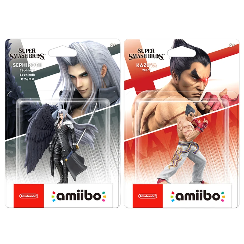 Фигурка Nintendo Switch Amiibo, фигурка Sephiroth Kazuya Super Bros, оригинальная фигурка, новинка