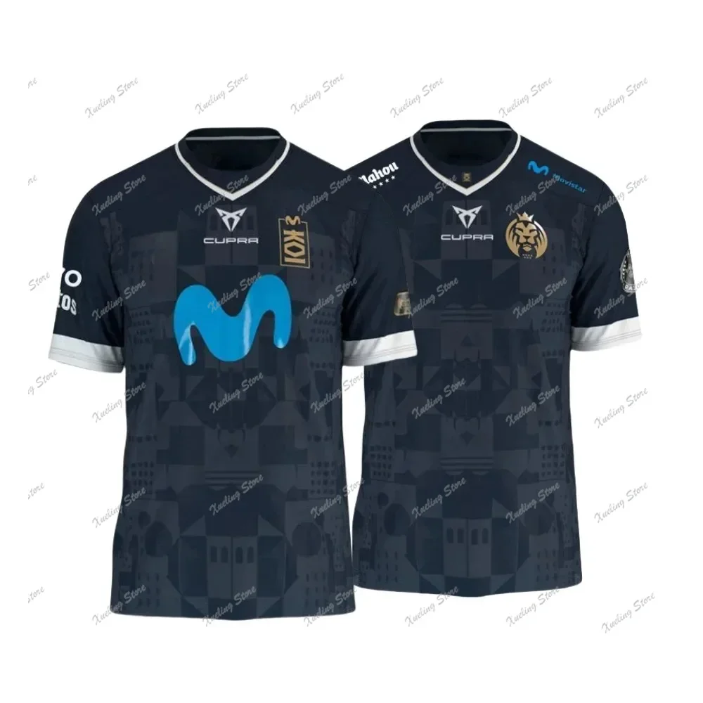 Camiseta Oficial Mad Lions Koi 2024 Jersey 3d Printing Breathablemovistar Koi T-shirt Uniform Lol Csgo2 Shirt Fan Jersey