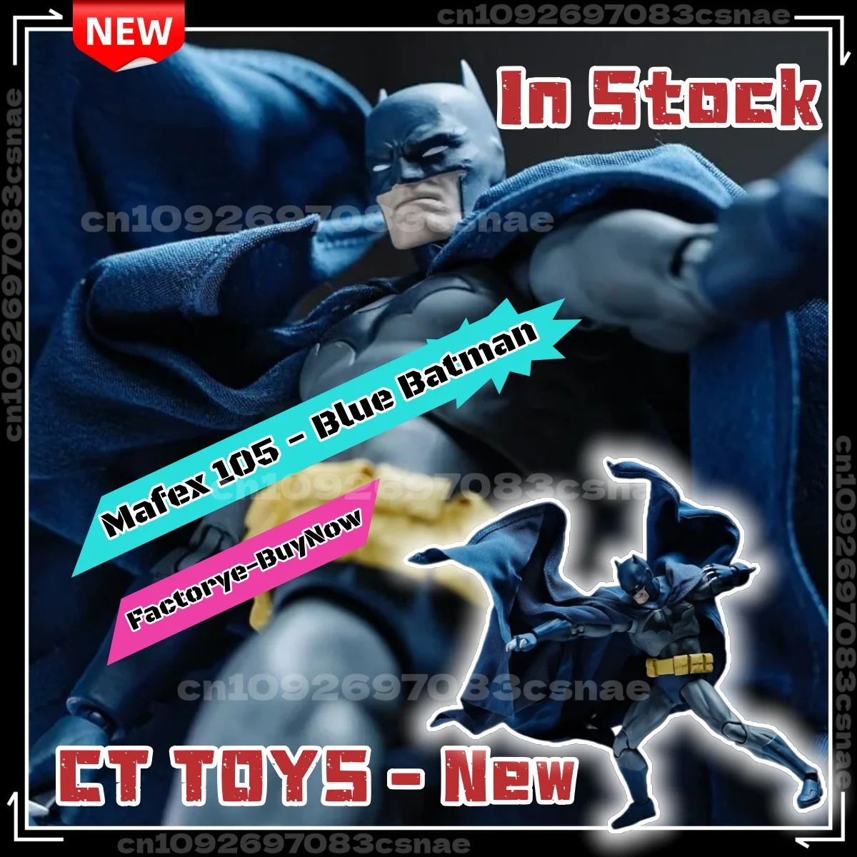متوفر في المخزون ألعاب CT باتمان هش الأزرق مافيكس 105 النسخة الزرقاء تيار مستمر بات مان أنيمي عمل الشكل تمثال نموذج تمثال هدايا للعب الأطفال